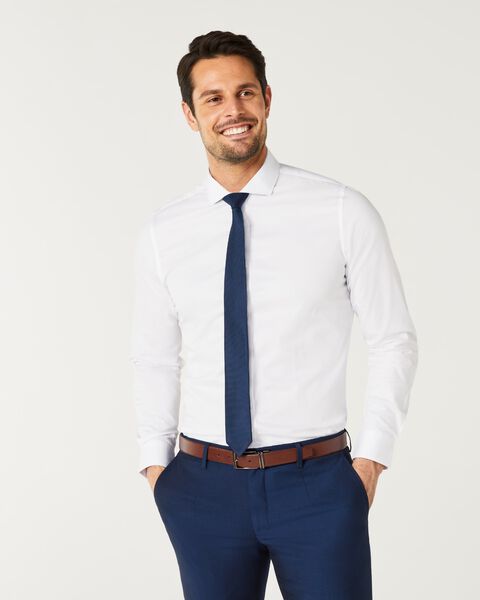 Ultra Slim Long-Sleeve Twill Shirt